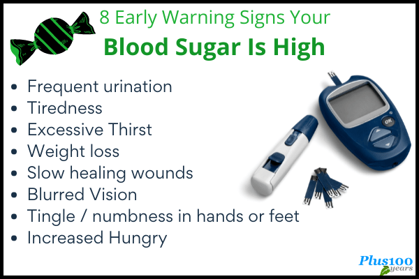 8 High Blood sugar symptoms