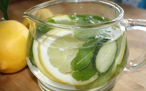 Detox water for clear skin