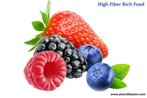 berries high fiber foods 