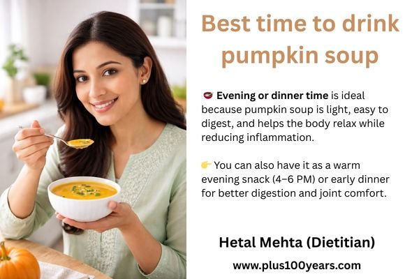 best time to drink pumpkin soup 