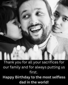 heart touching Birthday Wishes to Father from the son