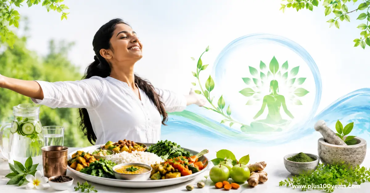 https://www.plus100years.com/ayurvedic-food-for-disease-prevention-and-longevity/